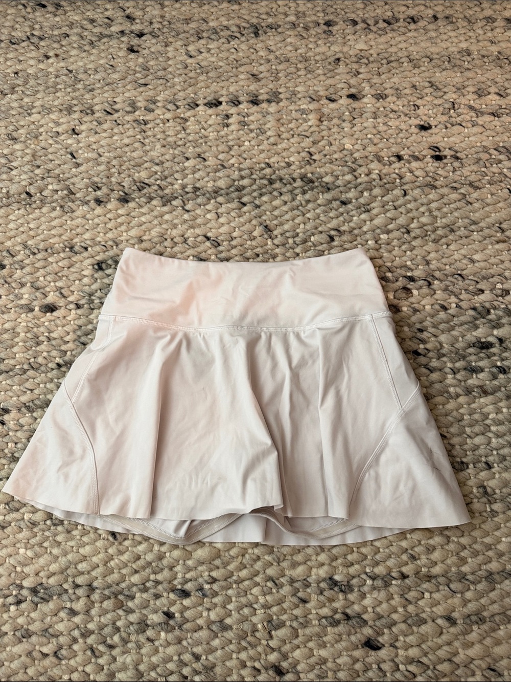 White Athletic Tennis Skirt
